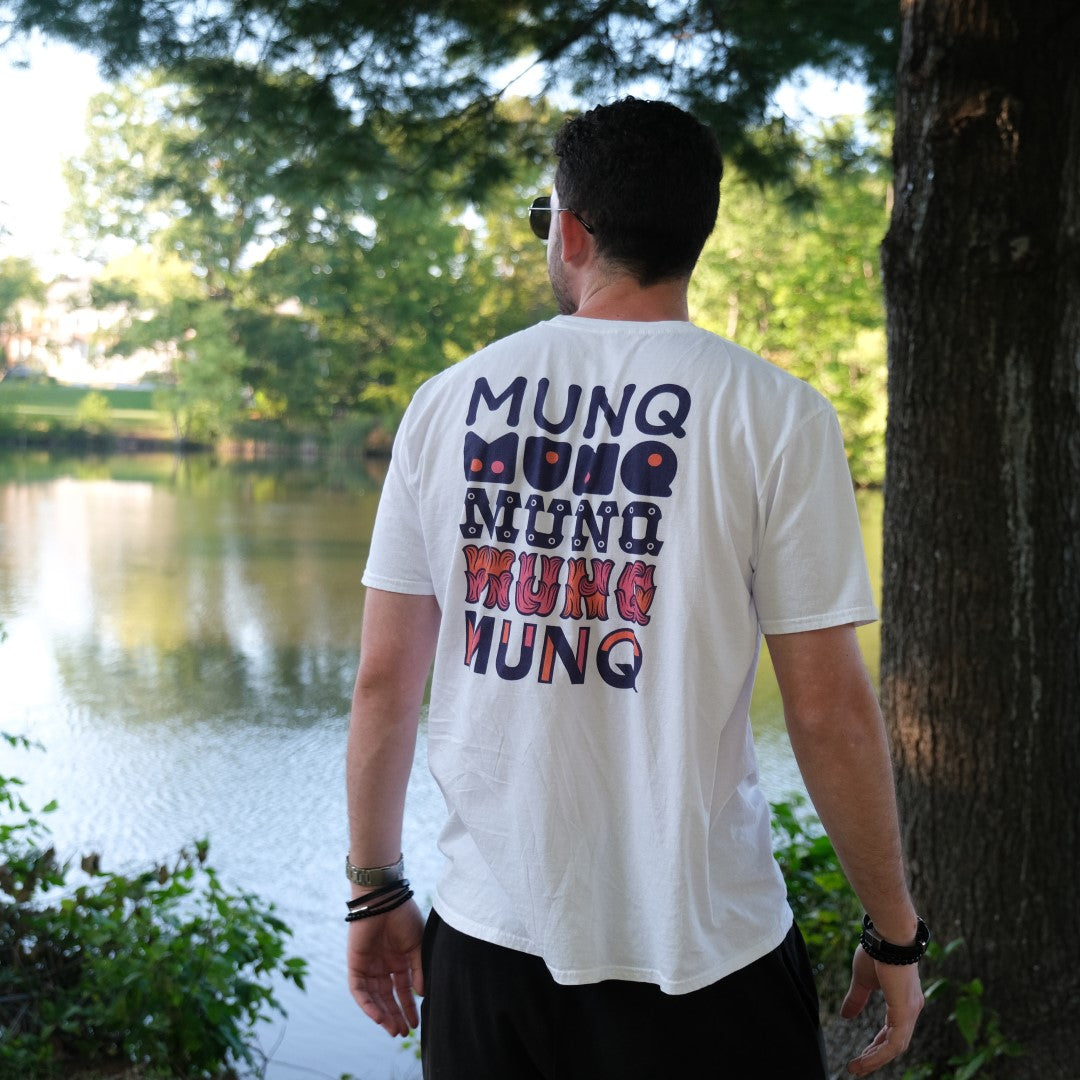 Munq Zesty White T-Shirt Back
