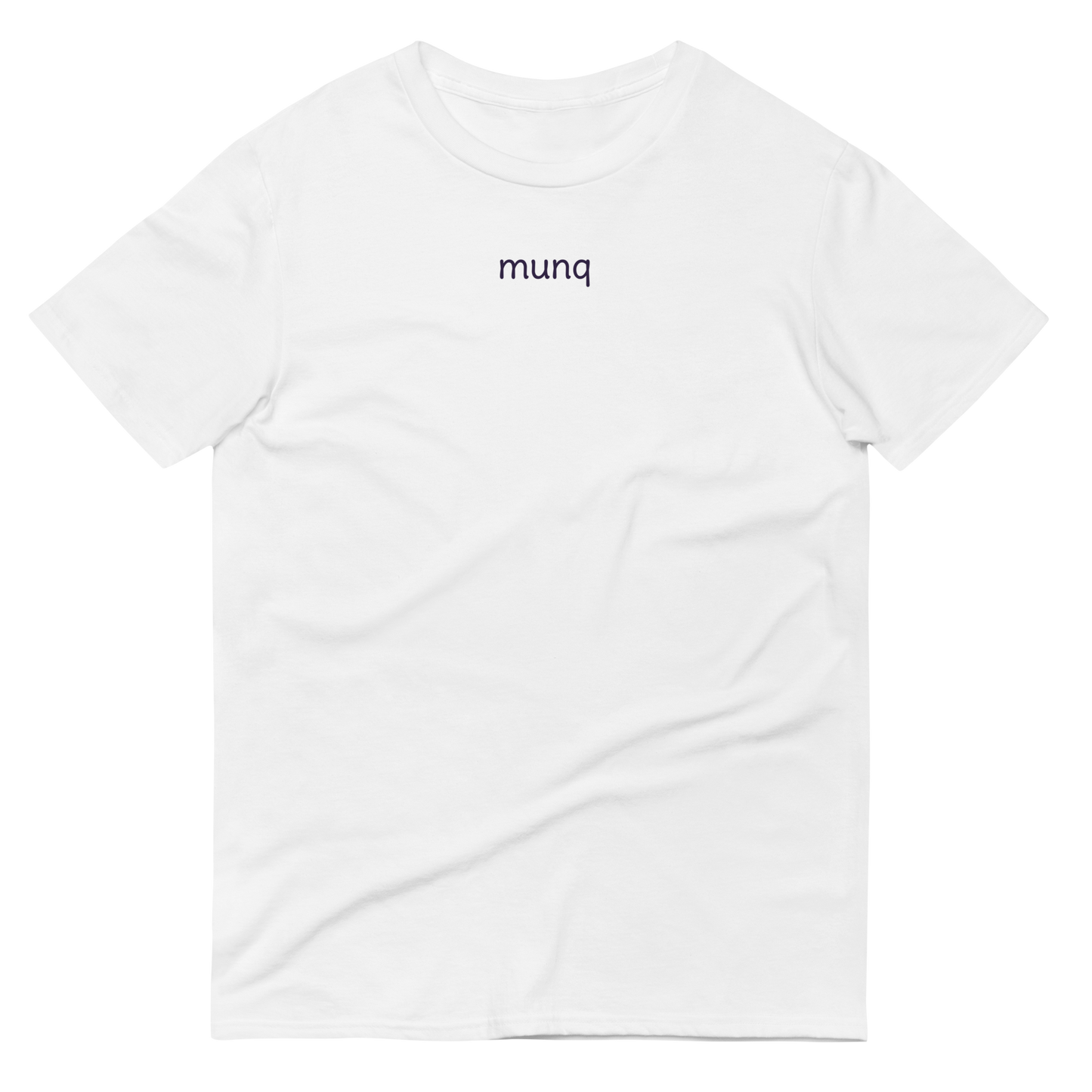 Munq Core Unisex T-Shirt White Front