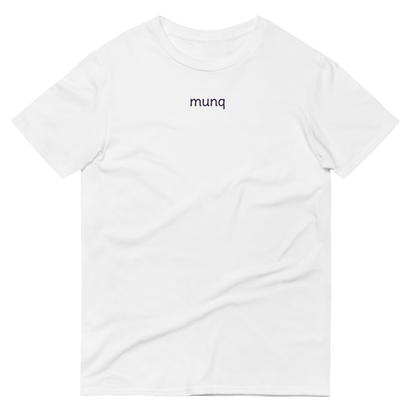 Munq Core Unisex T-Shirt White Front